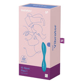 Satisfyer G-Spot Flex 1 Blue Bendable Multi Vibrator with 12 Intense Vibration Modes Waterproof IPX7 Default Title Vibrators - G Spot